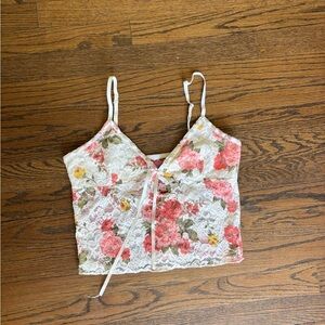 Floral Lace Camisole Top